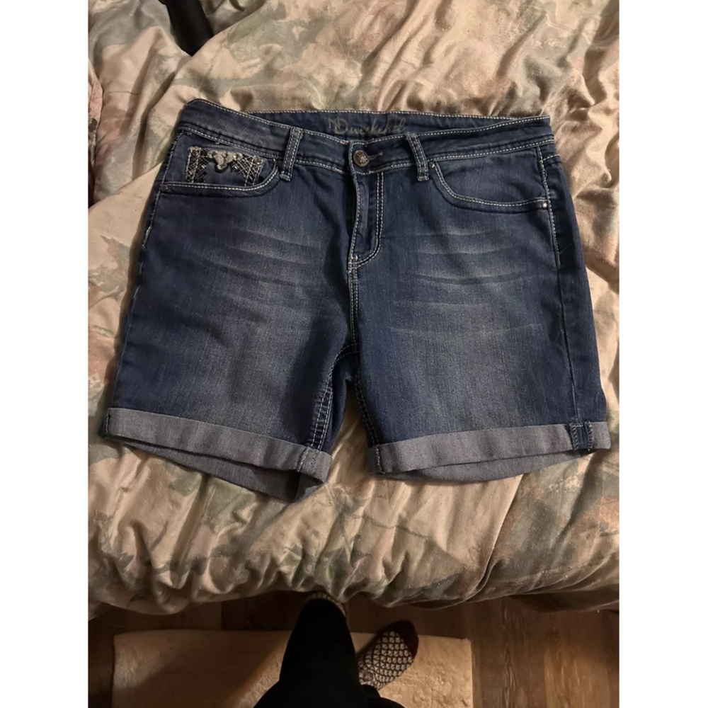 ND Weekend Ladies Blue Jean Shorts Size 14